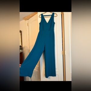 BCBG Jumpsuit, blue color. Size small